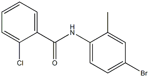 N-(4-bromo-2-methylphenyl)-2-chlorobenzamide CAS#: 327991-20-8