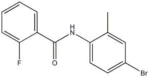 N-(4-bromo-2-methylphenyl)-2-fluorobenzamide CAS#: 330469-20-0