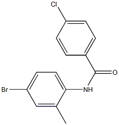 N-(4-bromo-2-methylphenyl)-4-chlorobenzamide CAS#: 313548-74-2