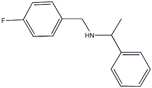 N-(4-fluorobenzyl)-N-(1-phenylethyl)amine CAS#: 356531-62-9