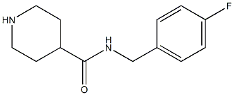 N-[(4-fluorophenyl)methyl]piperidine-4-carboxamide CAS#: 327048-64-6