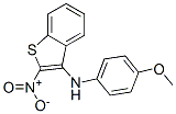 N-(4-methoxyphenyl)-2-nitro-benzothiophen-3-amine CAS#: 149338-11-4