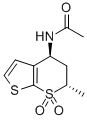 N-[(4S,6S)-6-METHYL-7,7-DIOXO-5,6-DIHYDRO-4H-THIENO[2,3-B]THIOPYRAN-4-YL]ACETAMIDE CAS#: 147086-83-7