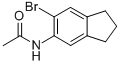 N-(5-BROMO-2,3-DIHYDRO-1H-INDEN-6-YL)ACETAMIDE CAS#: 157701-33-2