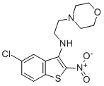 N-(5-Chloro-2-nitrobenzo(b)thien-3-yl)-4-morpholineethanamine CAS#: 149338-21-6