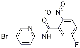 N-(5-bromo-2-pyridinyl)-(2-nitro)-5-fluorophenylcarboxamide CAS#: 330943-02-7
