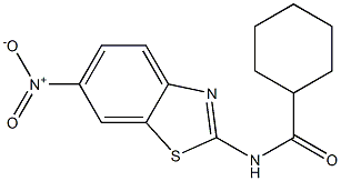 N-(6-Nitrobenzo[d]thiazol-2-yl) cyclohexane carboxaMide CAS#: 312747-21-0