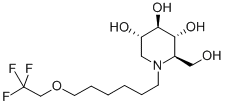 N-(7-Oxa-9,9,9-trifluorononyl)deoxynojirimycin CAS#: 383417-50-3