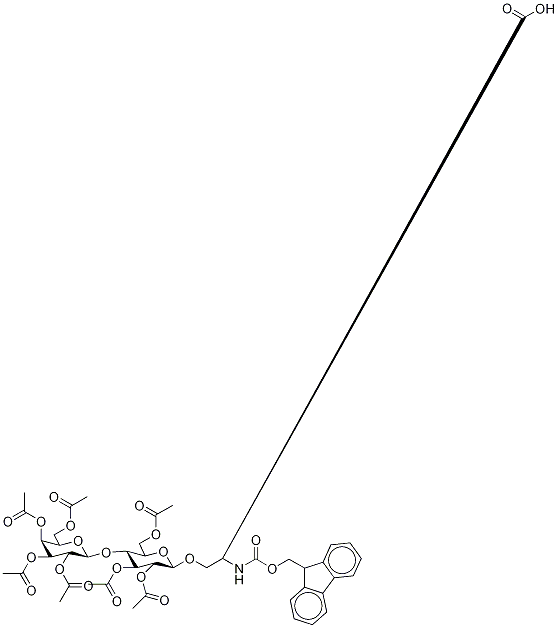 N-(9-Fluorenylmethoxycarbonyl)-O-(2,3,6,2',3',4',6'-hepta-O-acetyl--D-lactosyl)-L-serine CAS#: 169275-84-7