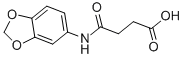 N-BENZO[1,3]DIOXOL-5-YL-SUCCINAMIC ACID CAS#: 313393-56-5
