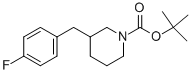 N-BOC-3-(4-FLUOROBENZYL)PIPERIDINE CAS#: 382637-45-8