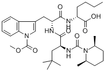 N-CIS-2,6-DIMETHYLPIPERIDINOCARBONYL-BETA-TBU-ALA-D-TRP(1-METHOXYCARBONYL)-D-NLE-OH CAS#: 173326-37-9