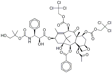 N-Des-t-boc-N-2-(1-hydroxy-2-methyl)propyloxycarbonxyl-7,10-O-bis{[(2,2,2-trichloroethyl)oxy]carbonyl} Docetaxel CAS#: 160651-89-8