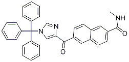 N-Methyl-6-(1-trityl-1H-iMidazole-4-carbonyl)-2-naphthaMide CAS#: 337521-39-8