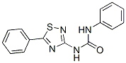 N-Phenyl-N'-(5-phenyl-1,2,4-thiadiazol-3-yl)urea CAS#: 42053-81-6