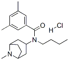 N-butyl-3,5-dimethyl-N-(8-methyl-8-azabicyclo[3.2.1]oct-3-yl)benzamide hydrochloride CAS#: 171261-30-6