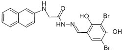 (NAPHTHALEN-2-YLAMINO)-ACETIC ACID (3,5-DIBROMO-2,4-DIHYDROXY-BENZYLIDENE)-HYDRAZIDE CAS#: 328541-79-3