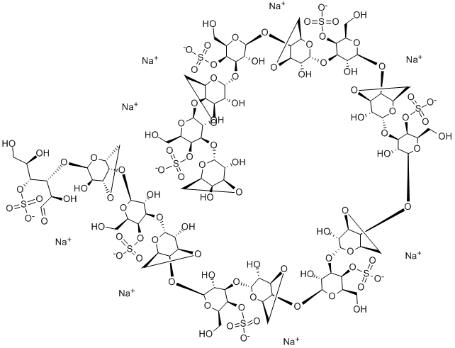 NEOCARRAHEXADECAOSE-4(1,3,5,7,9,11,13,15)-OCTA-O-SULFATE, OCTASODIUM SALT CAS#: 157297-04-6