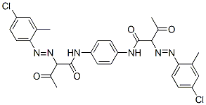 N,N'-1,4-phenylenebis[[2-(4-chloro-o-tolyl)azo]-3-oxobutyramide] CAS#: 40366-31-2