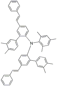 N,N-Bis[4-(2-3,4-diMethylphenyl)-(2-phenylvinyl)Phenyl]-2,4,6-TriMethylaniline CAS#: 148980-45-4