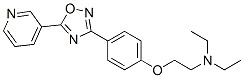 N,N-Diethyl-2-[4-[5-(3-pyridinyl)-1,2,4-oxadiazol-3-yl]phenoxy]ethanamine CAS#: 41454-72-2