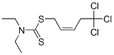 N,N-diethyl-1-[(Z)-5,5,5-trichloropent-2-enyl]sulfanyl-methanethioamid e CAS#: 4950-34-9