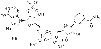Nicotinamide hypoxanthine dinucleotide phosphate reduced tetrasodium salt CAS#: 42934-87-2
