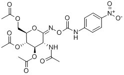 O-(2-ACETAMIDO-2-DEOXY-3,4,6-TRI-O-ACETYL-D-GLUCOPYRANOSYLIDENE)AMINO N-(4-NITROPHENYL)CARBAMATE CAS#: 351421-19-7