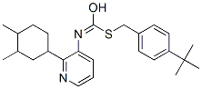 O-(3,4-Dimethylcyclohexyl) S-((4-(1,1-dimethylethyl)phenyl)methyl)-3-pyridinylcarbonimidothioate CAS#: 42754-20-1