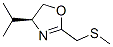 Oxazole, 4,5-dihydro-4-(1-methylethyl)-2-[(methylthio)methyl]-, (S)- (9CI) CAS#: 154260-41-0