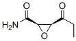 Oxiranecarboxamide, 3-(1-oxopropyl)-, (2R-cis)- (9CI) CAS#: 147000-09-7