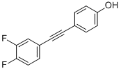 P-(3,4-DIFLUOROPHENYLETHYNYL)PHENOL CAS#: 331718-48-0