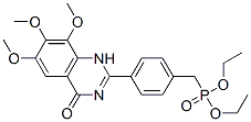 Phosphonic  acid,  [[4-(1,4-dihydro-6,7,8-trimethoxy-4-oxo-2-quinazolinyl)phenyl]methyl]-,  diethyl  ester  (9CI) CAS#: 166394-99-6