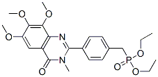 Phosphonic  acid,  [[4-(3,4-dihydro-6,7,8-trimethoxy-3-methyl-4-oxo-2-quinazolinyl)phenyl]methyl]-,  diethyl  ester  (9CI) CAS#: 173018-79-6