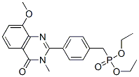 Phosphonic  acid,  [[4-(3,4-dihydro-8-methoxy-3-methyl-4-oxo-2-quinazolinyl)phenyl]methyl]-,  diethyl  ester  (9CI) CAS#: 173018-76-3