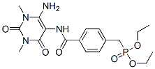 Phosphonic  acid,  [[4-[[(6-amino-1,2,3,4-tetrahydro-1,3-dimethyl-2,4-dioxo-5-pyrimidinyl)amino]carbonyl]phenyl]methyl]-,  diethyl  ester  (9CI) CAS#: 166115-75-9