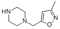 Piperazine, 1-[(3-methyl-5-isoxazolyl)methyl]- (9CI) CAS#: 173850-53-8