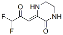 Piperazinone, 3-(3,3-difluoro-2-oxopropylidene)- (9CI) CAS#: 147917-04-2
