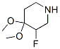 Piperidine, 3-fluoro-4,4-dimethoxy- (9CI) CAS#: 355006-64-3