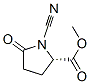 Proline, 1-cyano-5-oxo-, methyl ester (9CI) CAS#: 367906-53-4