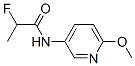Propanamide, 2-fluoro-N-(6-methoxy-3-pyridinyl)- (9CI) CAS#: 368873-27-2