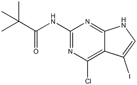 Propanamide, N-(4-chloro-5-iodo-7H-pyrrolo[2,3-d]pyrimidin-2-yl)-2,2-dimethyl- CAS#: 149765-16-2