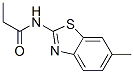Propanamide, N-(6-methyl-2-benzothiazolyl)- (9CI) CAS#: 352687-09-3