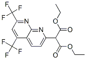 Propanedioic acid, [5,7-bis(trifluoromethyl)-1,8-naphthyridin-2-yl]-, diethyl ester (9CI) CAS#: 338396-74-0