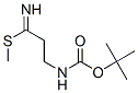 Propanimidothioic acid, 3-[[(1,1-dimethylethoxy)carbonyl]amino]-, methyl ester CAS#: 150671-57-1