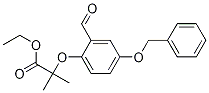 Propanoic acid, 2-[2-forMyl-4-(phenylMethoxy)phenoxy]-2-Methyl-, ethyl ester CAS#: 328919-31-9