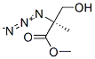 Propanoic acid, 2-azido-3-hydroxy-2-methyl-, methyl ester, (2S)- (9CI) CAS#: 356048-03-8