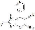 Pyrano[2,3-d]imidazole-6-carbonitrile,  5-amino-2-ethyl-1,7-dihydro-7-(4-pyridinyl)-  (9CI) CAS#: 374612-98-3
