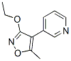 Pyridine, 3-(3-ethoxy-5-methyl-4-isoxazolyl)- (9CI) CAS#: 342424-91-3