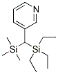 Pyridine, 3-[(triethylsilyl)(trimethylsilyl)methyl]- (9CI) CAS#: 171497-97-5